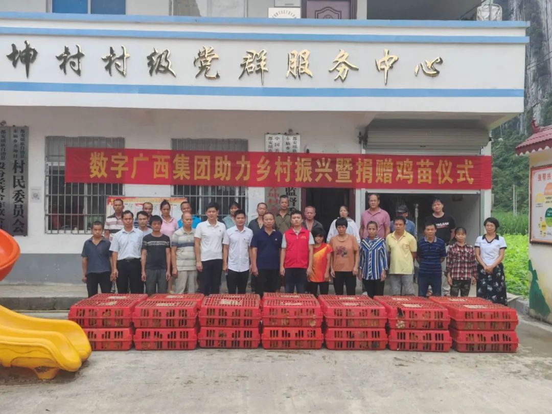 乘“数”而上，星火闪亮②|数字广西集团助力铺就弄坤村乡村振兴路